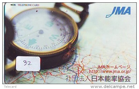Télécarte Japon * COMPASS * JAPAN (32) KOMPAS * KOMPASS * Phonecard * TELEFONKARTE - Sterrenkunde