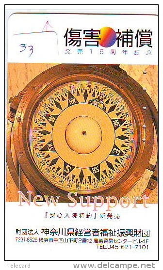 Télécarte Japon * COMPASS * JAPAN (33) KOMPAS * KOMPASS * Phonecard * TELEFONKARTE - Astronomy