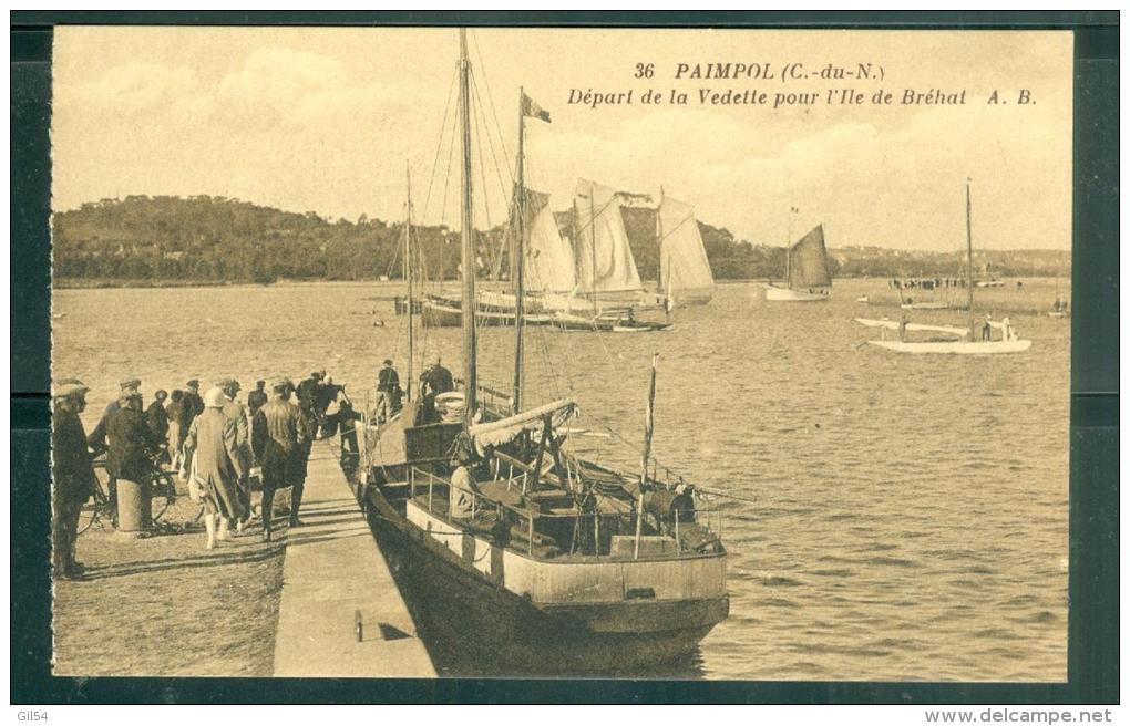 N°36  - Paimpol     -  Départ De La Vedette Pour L'ile De Bréhat      Ean27 - Paimpol