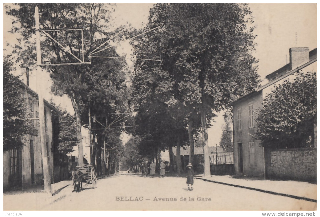 CPA - Bellac - Avenue De La Gare - Bellac