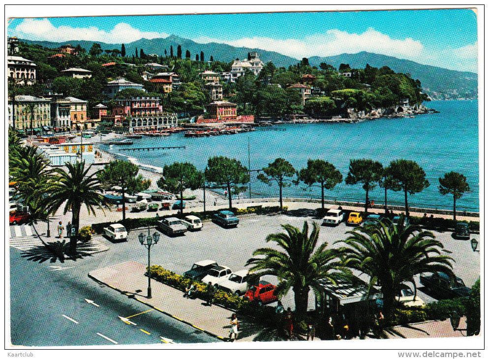 S. Margherita Ligure: 2x FIAT 500, 850, INNOCENTI MINI & INNOCENTI A40 - Lungomare - Golfo Tigullio - (Italia) - Turismo