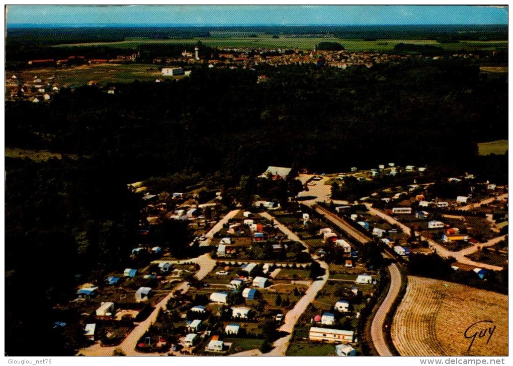 77-LE CHATELET EN BRIE.."LA MUSSINE" PARC RESIDENTIEL AU LOIN LE VILLAGE...CPM - Le Chatelet En Brie