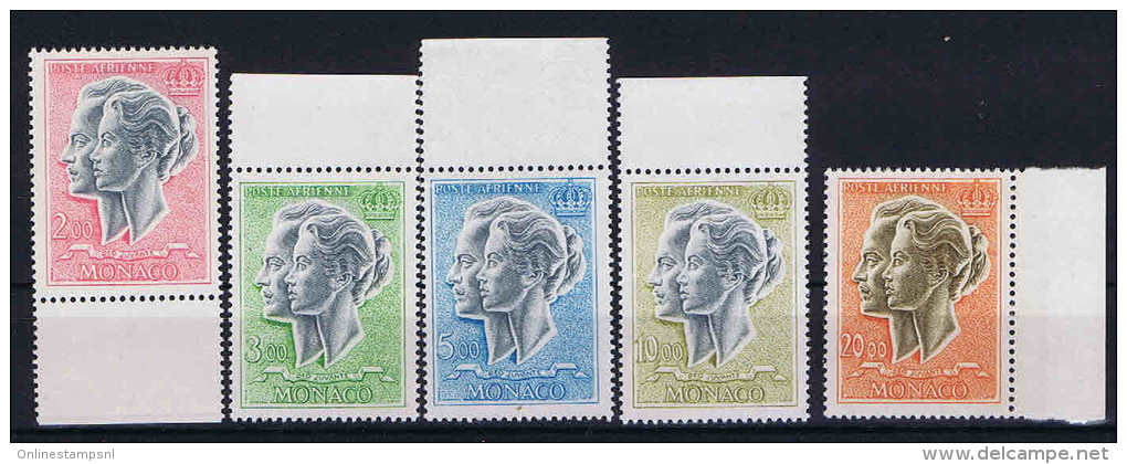 Monaco 1971 Mi Nrs 844 - 846 + 878 + 1021 MNH/** - Ungebraucht