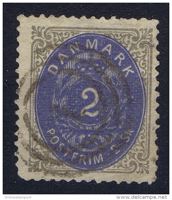 Denmark: 1870, Mi Nr 16 I A A Ultramarine Used - Usati