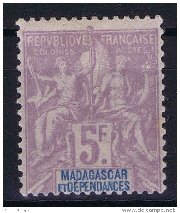 Madagascar 1896, Yv Nr 42 MNH/** - Neufs