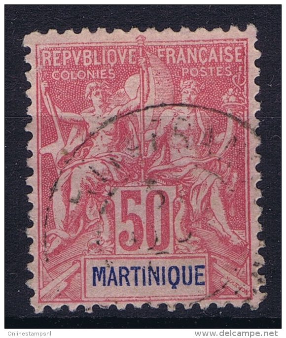 Martinique 1892, Yv 41 Obl Used - Gebruikt