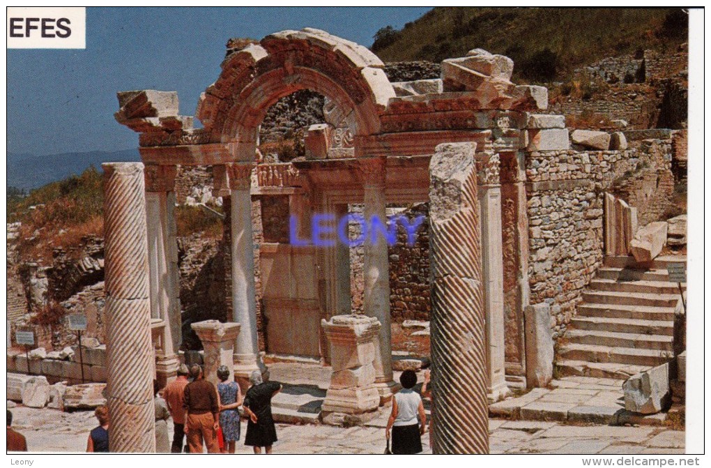 CPM  De TURQUIE - EFES - IZMIR - Temple D' HADRIANUS - Turchia