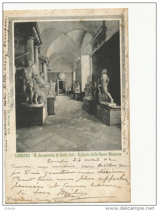 Carrara R. Accademia Di Belle Arti Galleria Delle Opere Moderne Carrara Avenza 1902 - Carrara