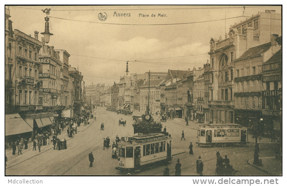 BELGIQUE ANVERS / La Place De Meir / - Autres & Non Classés