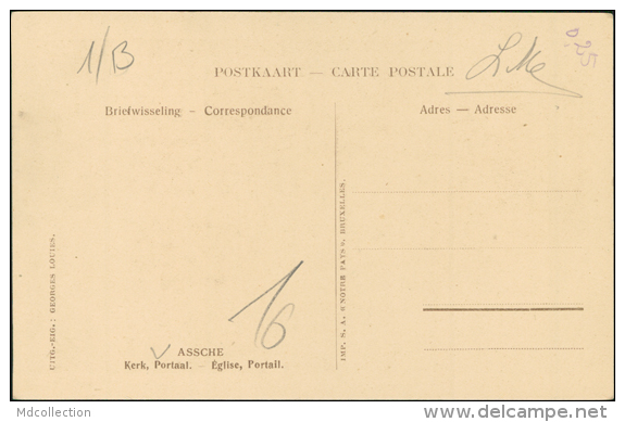 BELGIQUE ASSCHE / Eglise, Portail / - Asse