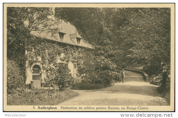 BELGIQUE AUDERGHEM / Habitation Du Célèbre Peintre Bastien Au Rouge Cloitre / - Oudergem - Auderghem