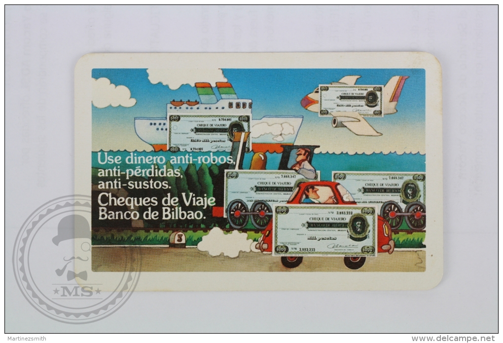 Spanish Advertising Calendar - Bilbao Bank - Edited: Heraclio Fournier 1978 - Tamaño Pequeño : 1971-80