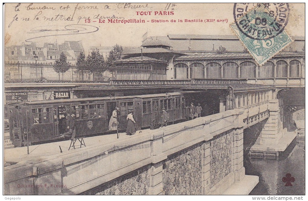 TOUT PARIS - Le Métropolitain - Station De La Bastille - Métro Parisien, Gares