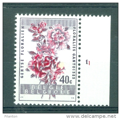 BELGIE - OBP Nr 1122 - Gentse Floraliën - PLAATNUMMER 1 - MNH** - ....-1960