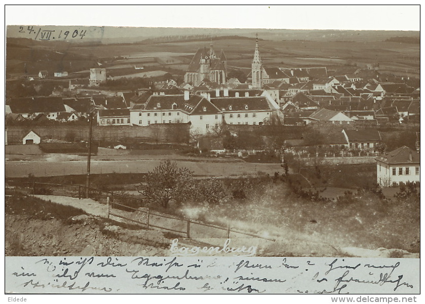 Real Photo Eggenburg  P. Used 1904 - Eggenburg