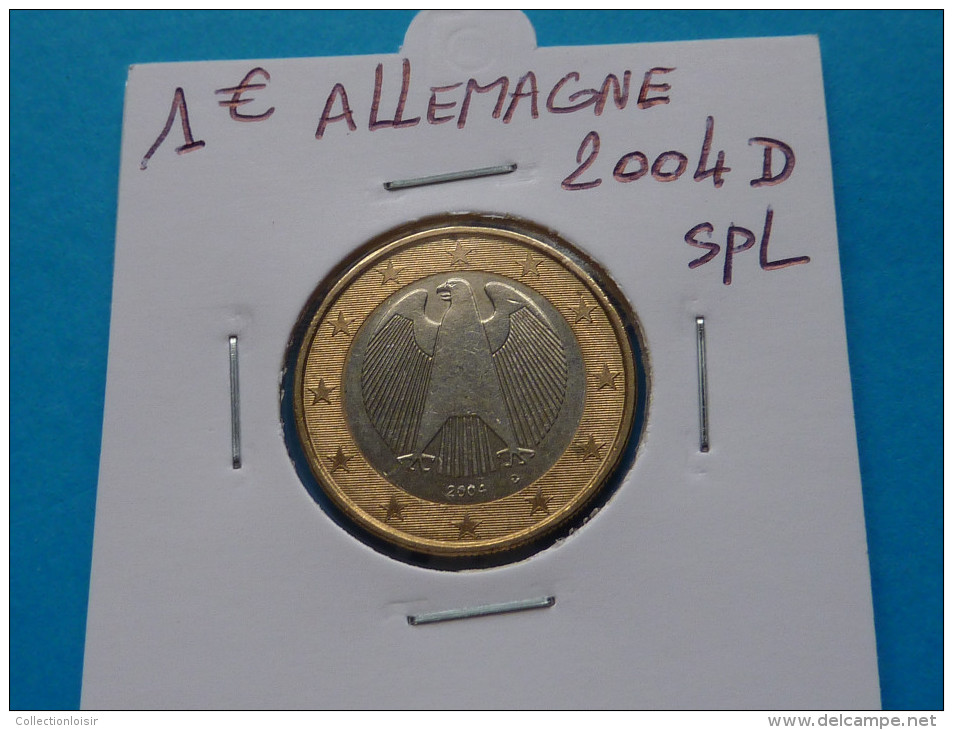 1  EURO  ALLEMAGNE  2004 D  Spl  (  2  Photos  ) - Germany