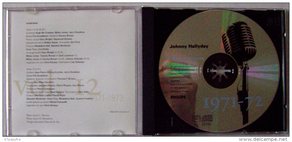 Johnny HALLYDAY Album CD Original 19 Titres  Du Coffret La Guitare N°12  Fils De Personne EX - Rock