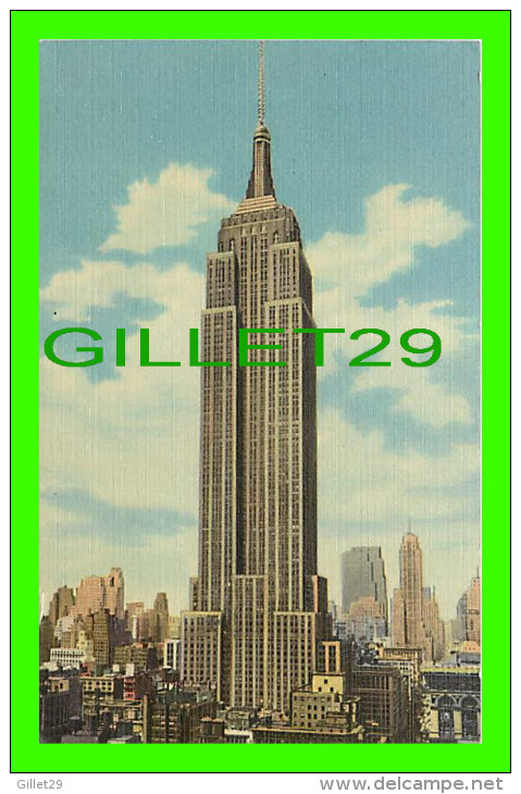 NEW YORK CITY, NY - EMPIRE STATE BUILDING - C.T. ART-COLORTONE - THE UNION NEWS - - Empire State Building