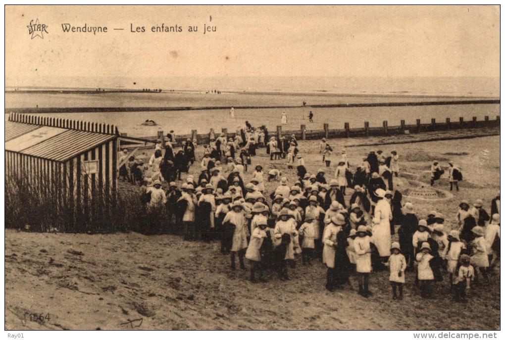 BELGIQUE - FLANDRE OCCIDENTALE - WENDUYNE - WENDUINE - Les Enfants Au Jeu. - Wenduine