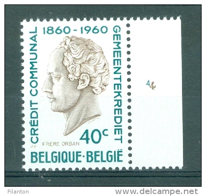 BELGIE - OBP Nr 1160 - Frère Orban - PLAATNUMMER 4 - MNH** - ....-1960