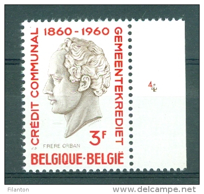 BELGIE - OBP Nr 1162 - Frère Orban - PLAATNUMMER 4 - MNH** - ....-1960