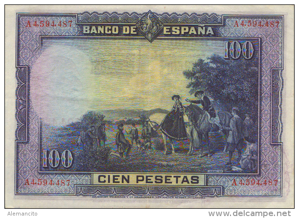 BILLETE 100 PESETAS 1928 - 100 Pesetas