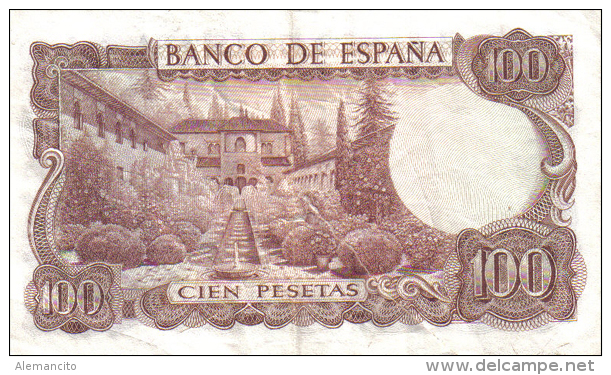 BILLETE 100 PESETAS 1970- MANUEL DE FALLAS - 100 Pesetas