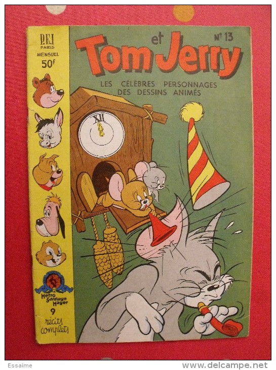 Tom Et Jerry N° 13. Mensuel. 1954. PEI Paris - Andere Magazine