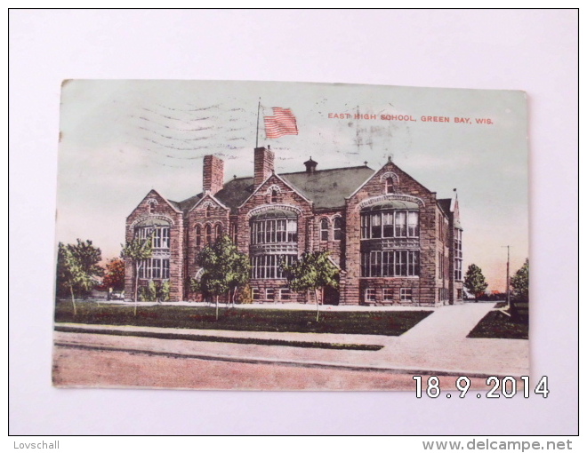 Green Bay. - East High School. (10 - 8 - 1909) - Green Bay