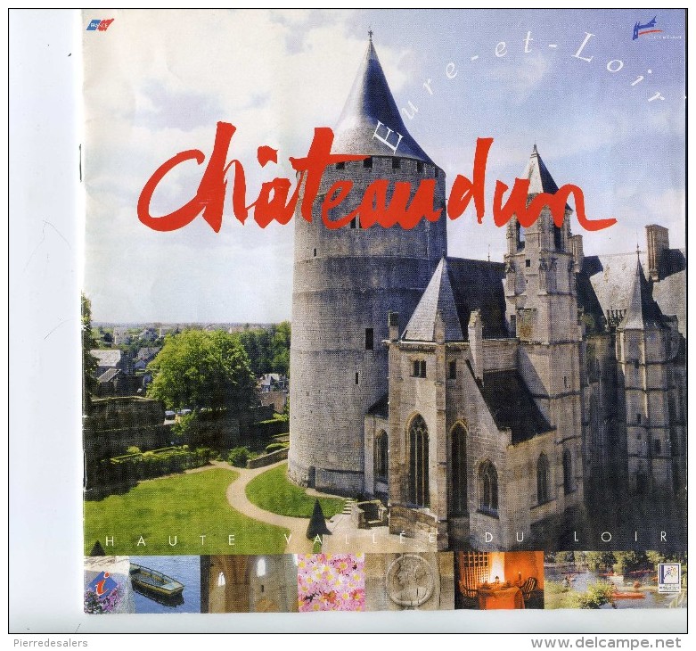 VP - CHATEAUDUN - Guide Touristique De L'office Du Tourisme - Eure Et Loir - 19 Pages Informations Sur La Ville Et Plan - Deportes & Turismo