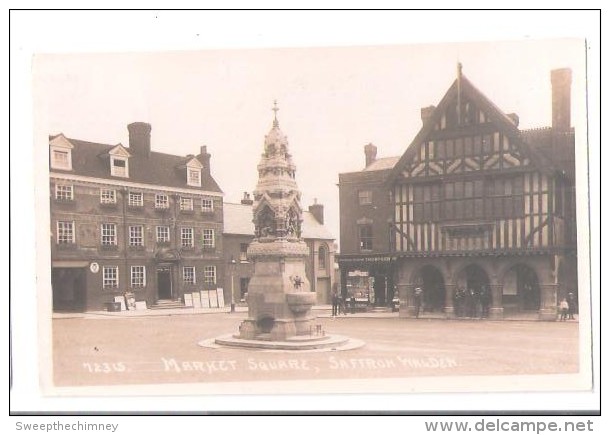 RP Postcard Of SAFFRON WALDEN Market Place ESSEX Unused - Otros & Sin Clasificación