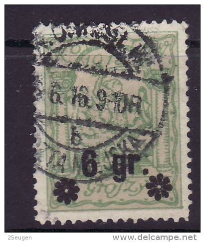 POLAND MUNICIPAL POST WARSAW 1916  MICHEL NO: 10c USED - Oblitérés