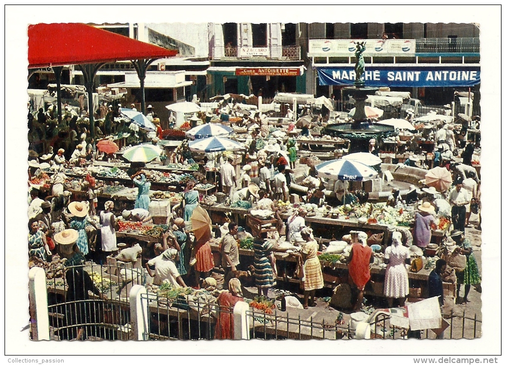 Cp, Marché, Guadeloupe, Marché De Pointe à Pitre - Markets