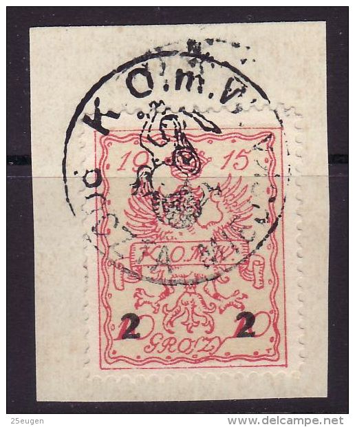 POLAND MUNICIPAL POST WARSAW 1915  MICHEL NO: 7a USED - Oblitérés