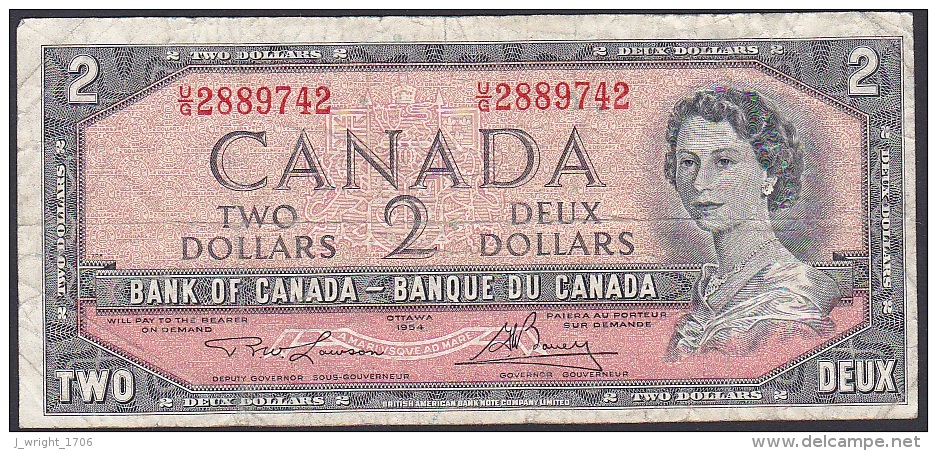 Canada, 2 Dollars, P.76d (Lawson/Bouey) VG - Canada