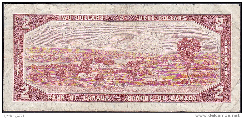 Canada, 2 Dollars, P.76d (Lawson/Bouey) VG - Canada