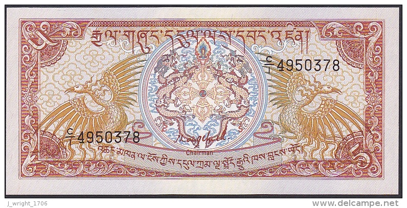 Bhutan, 5 Ngultrum, P.14 (1986) UNC - Bhutan