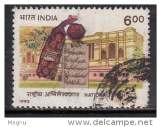 India Used 1992, National Archives, Mail Pouch &amp; Letter, History - Oblitérés