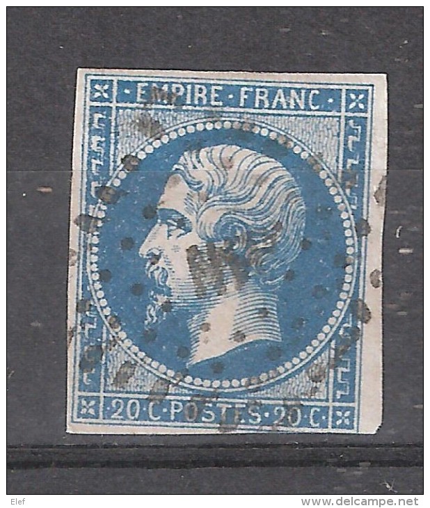 Empire N° 14 B,  , Obl Ambulant  , B/TB - 1853-1860 Napoléon III