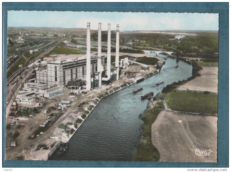 60-SAINT-LEU-D´ESSERENT- Vue Aérienne-centrale Thermique- Non écrite -2 Scans- 10.5 X 15 - CIM - Autres & Non Classés