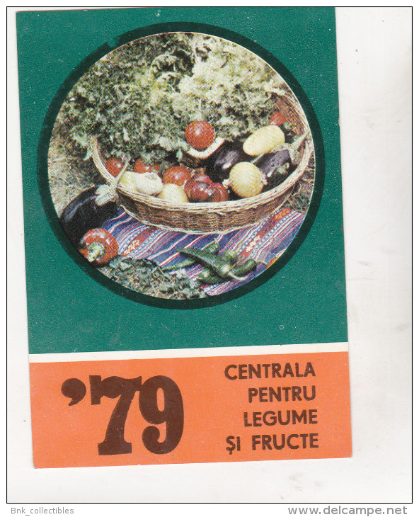 Romanian Small Calendar - 1979 CLF - Calendrier , Roumanie - Tamaño Pequeño : 1971-80