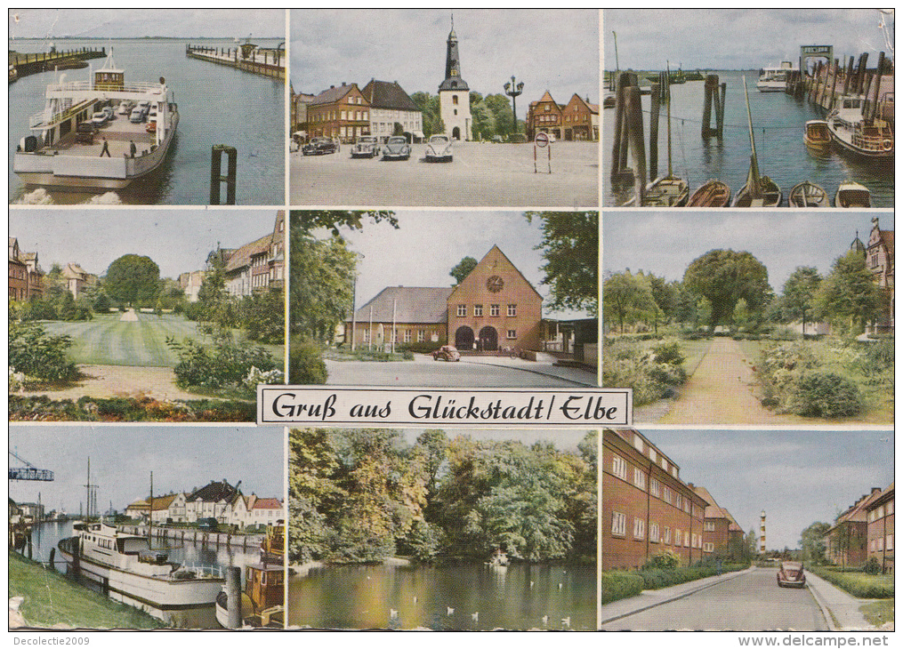 BF32977 Gluckstadt Elbe Ship Germany   Front/back Image - Glueckstadt