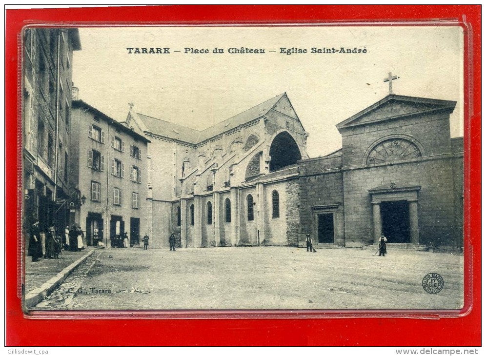 - TARARE - Place Du Château - Eglise Saint André - Tarare