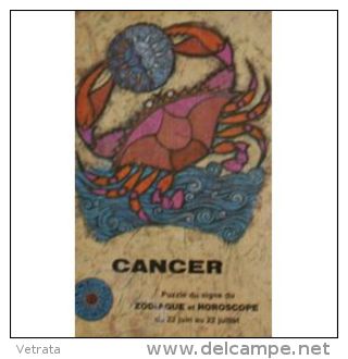 Puzzle 125 Pieces Signe Du Zodiaque Cancer  (boite 14x9 Cm) - Puzzles