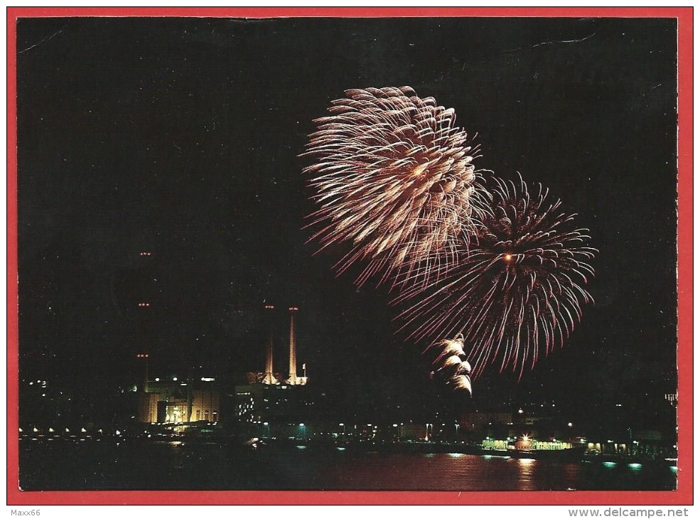 CARTOLINA NV DANIMARCA - Fuochi D'artificio Su Aalborg - Fyrværkeri Over Aalborg - Peter Marling - 10 X 15 - Danimarca