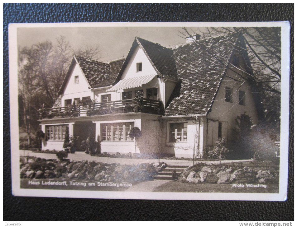AK TUTZING Haus Ludendorff Ca.1940  /// D*14097 - Tutzing