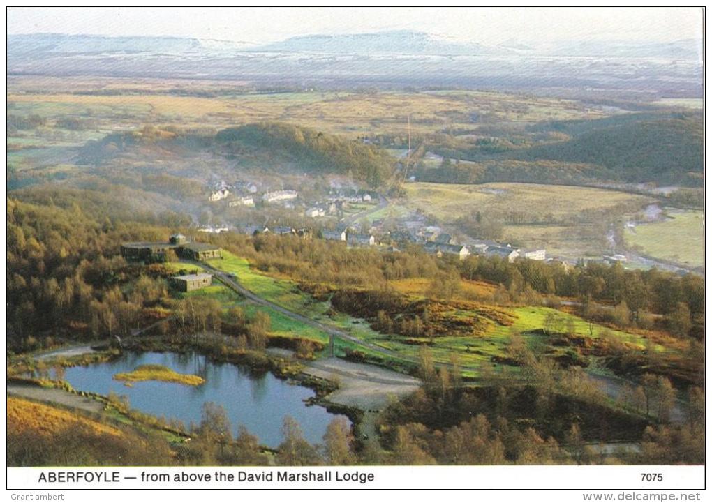 Aberfoyle, From Above The David Marshall Lodge, Scotland -  Whiteholme, Posted Glasgow 1995 - Stirlingshire