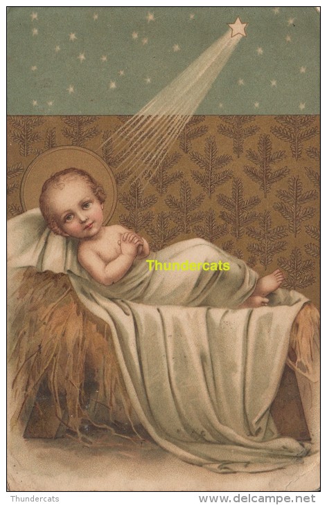 CPA LITHO ENFANT JESUS - Saints