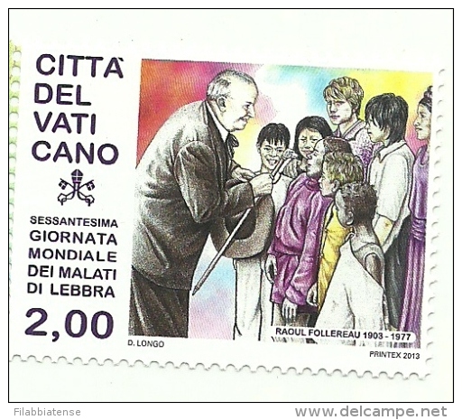 2013 - 1655 Giornata Del Malato Di Lebbra   +++++++ - Unused Stamps