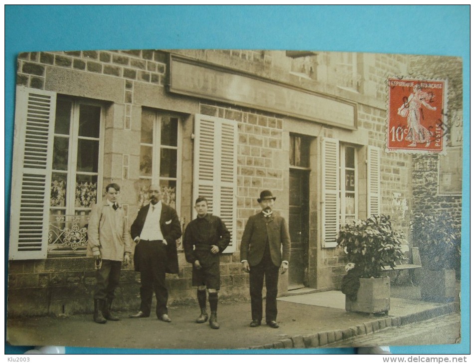 50 - Ducey - Carte Photo - Hôtel Des Voyageurs - 1911 - Ducey